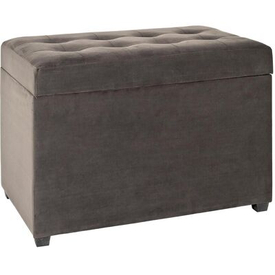 Banquette de rangement Haku - 52827 - Anthracite - Bois - 58 cm - Publicité Banquette de rangement Haku - 52827 - Anthracite - Bois - 58 cm - Publicité