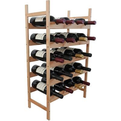 Relaxdays, Étagère à vin, Casier (20 bouteilles, 45 x 23.50 x 73 cm) - Publicité Relaxdays, Étagère à vin, Casier (20 bouteilles, 45 x 23.50 x 73 cm) - Publicité