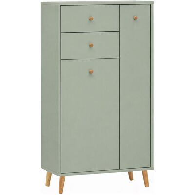 Schildmeyer, Commode + buffet, Bjarne Highboard pistazie (60.20 x 33 x 103.40 cm) - Publicité Schildmeyer, Commode + buffet, Bjarne Highboard pistazie (60.20 x 33 x 103.40 cm) - Publicité