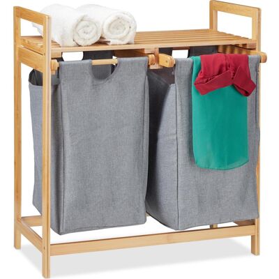 Relaxdays, Panier à linge, Lukas (60 l) - Publicité Relaxdays, Panier à linge, Lukas (60 l) - Publicité