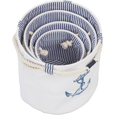 Relaxdays, Corbeille de rangement, Paniers (38 cm, 4x) - Publicité Relaxdays, Corbeille de rangement, Paniers (38 cm, 4x) - Publicité