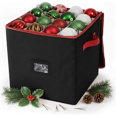 Relaxdays, Boîte de rangement, Boîte à boules de Noël (33 cm, 1x) - Publicité Relaxdays, Boîte de rangement, Boîte à boules de Noël (33 cm, 1x) - Publicité