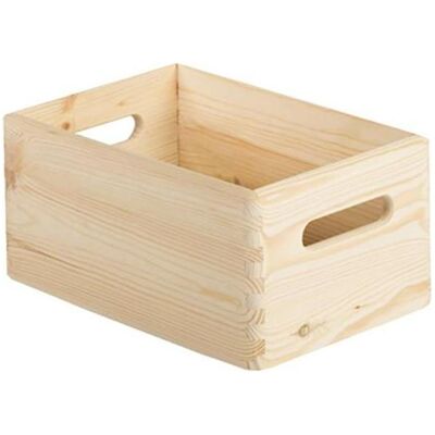 Astigarraga, Boîte de rangement, Mehrzweckbox natürlich Kiefer (30 x 20 x 14 cm) (20 cm) - Publicité Astigarraga, Boîte de rangement, Mehrzweckbox natürlich Kiefer (30 x 20 x 14 cm) (20 cm) - Publicité