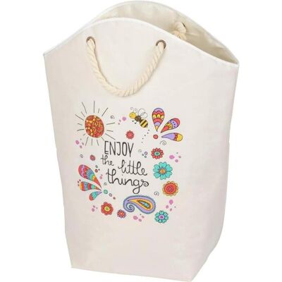 Wenko, Panier à linge, Panier à linge Petit panier à linge avec poignées en ficelle, 58 l (58 l) - Publicité Wenko, Panier à linge, Panier à linge Petit panier à linge avec poignées en ficelle, 58 l (58 l) - Publicité