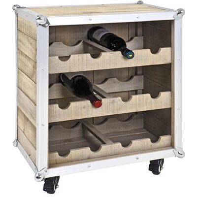 HAKU Möbel, Étagère à vin, Casier à bouteilles (12 bouteilles, 53 x 33 x 63 cm) - Publicité HAKU Möbel, Étagère à vin, Casier à bouteilles (12 bouteilles, 53 x 33 x 63 cm) - Publicité