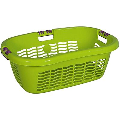 5x Lockweiler, Panier à linge, Panier à linge Ergo avec poignée souple 65x45x25cm limone - Publicité 5x Lockweiler, Panier à linge, Panier à linge Ergo avec poignée souple 65x45x25cm limone - Publicité