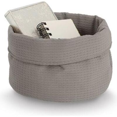 Zeller Present, Corbeille de rangement, Corbeille de rangement piqué gaufré ø 20x12 cm (20 cm) - Publicité Zeller Present, Corbeille de rangement, Corbeille de rangement piqué gaufré ø 20x12 cm (20 cm) - Publicité