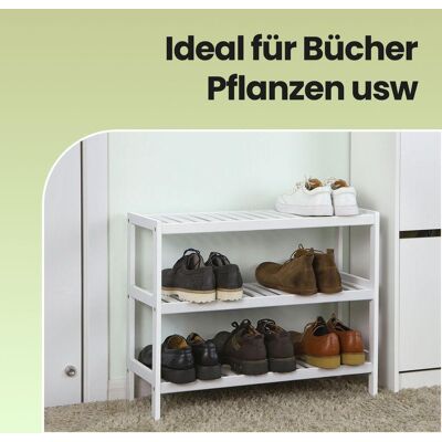 Songmics, Armoire à chaussures, Schuhregal weiss 70,0 x 26,0 x 55,0 cm, 1 St. (70 x 26 x 55 cm) - Publicité Songmics, Armoire à chaussures, Schuhregal weiss 70,0 x 26,0 x 55,0 cm, 1 St. (70 x 26 x 55 cm) - Publicité
