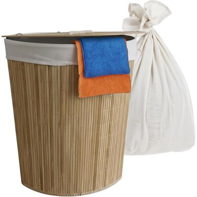 Relaxdays, Panier à linge, Panier d'angle (80 l) - Publicité Relaxdays, Panier à linge, Panier d'angle (80 l) - Publicité