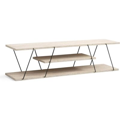 Hanah Home, Meuble TV, Canaz (120 x 30 x 33 cm) - Publicité Hanah Home, Meuble TV, Canaz (120 x 30 x 33 cm) - Publicité