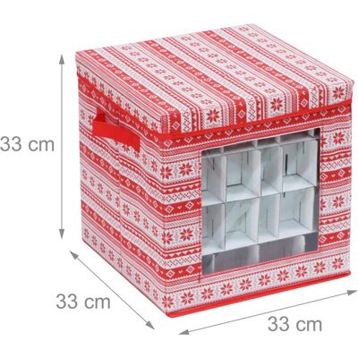 Relaxdays, Boîte de rangement, Boîtes pour boules de Noël, lot de 3 (33 cm, 3x) - Publicité Relaxdays, Boîte de rangement, Boîtes pour boules de Noël, lot de 3 (33 cm, 3x) - Publicité