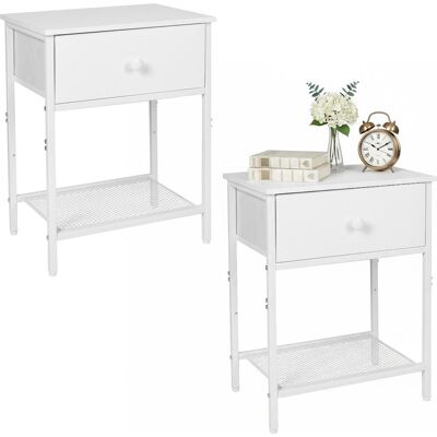 Relaxdays, Table de chevet, 2 chevets (40 x 30 x 55 cm) - Publicité Relaxdays, Table de chevet, 2 chevets (40 x 30 x 55 cm) - Publicité