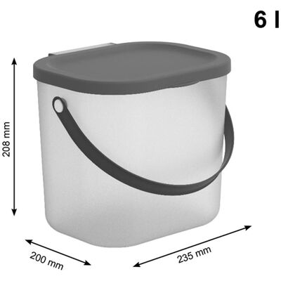 Rotho, Boîte de rangement, Albula (20.50 cm, 6 l, 1x) - Publicité Rotho, Boîte de rangement, Albula (20.50 cm, 6 l, 1x) - Publicité