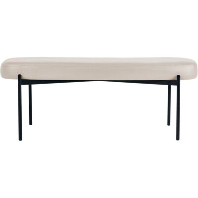 Banquette Gaia L en Cuir Synthétique Blanc de PAPERFLOW - Mobilier - Publicité Banquette Gaia L en Cuir Synthétique Blanc de PAPERFLOW - Mobilier - Publicité