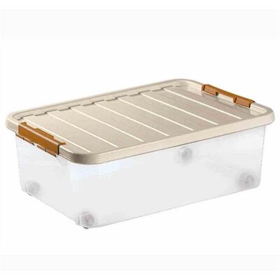 Heidrun - HDR Rollerbox 25 L - 52x36x18 cm - Boîte de rangement - Publicité Heidrun - HDR Rollerbox 25 L - 52x36x18 cm - Boîte de rangement - Publicité