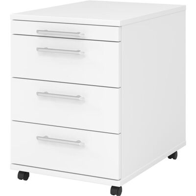 hjh OFFICE PRO BARI 1606 RE - Conteneur à roulettes avec 3 tiroirs - Rangement Bureau - Publicité hjh OFFICE PRO BARI 1606 RE - Conteneur à roulettes avec 3 tiroirs - Rangement Bureau - Publicité
