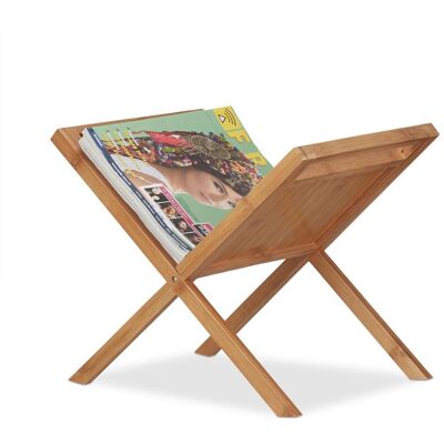 Relaxdays, Porte-revues, Porte-revues Bambou (40 x 30 x 40 cm) - Publicité Relaxdays, Porte-revues, Porte-revues Bambou (40 x 30 x 40 cm) - Publicité
