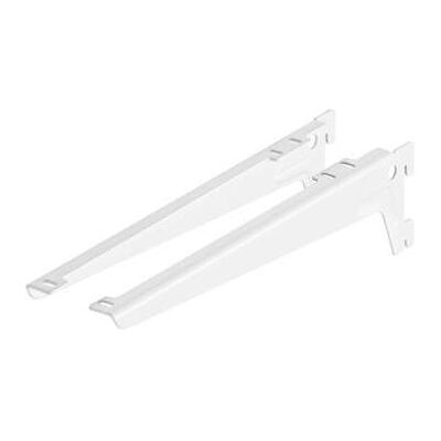 Dolle, Étagères : accessoires, Angle du support 1 paire 230 mm Blanc - Publicité Dolle, Étagères : accessoires, Angle du support 1 paire 230 mm Blanc - Publicité