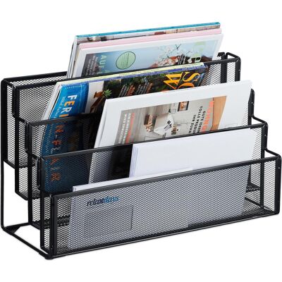 Relaxdays, Porte-revues, Porte-revues (45 x 18 x 26 cm) - Publicité Relaxdays, Porte-revues, Porte-revues (45 x 18 x 26 cm) - Publicité