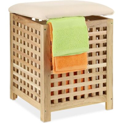 Relaxdays, Panier à linge, Panier-à-linge (45 l) - Publicité Relaxdays, Panier à linge, Panier-à-linge (45 l) - Publicité