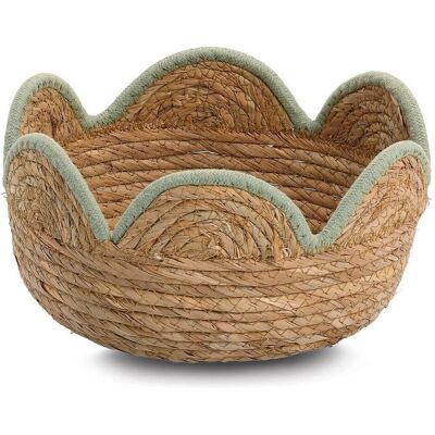 Zeller Present, Corbeille de rangement, Panier de rangement tressé nature ø 24x13 cm (24 cm) - Publicité Zeller Present, Corbeille de rangement, Panier de rangement tressé nature ø 24x13 cm (24 cm) - Publicité