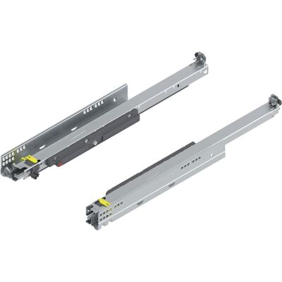 Blum, Coulisses de tiroirs, 760H5500T ZN sortie totale 40 kg, LN=550 - Publicité Blum, Coulisses de tiroirs, 760H5500T ZN sortie totale 40 kg, LN=550 - Publicité
