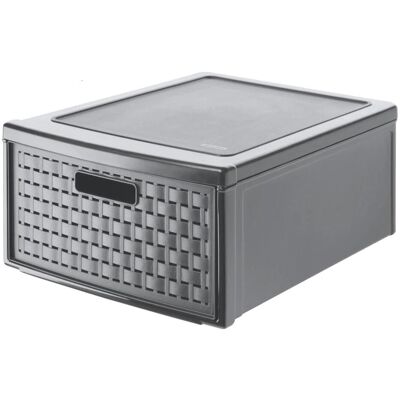 Rotho, Boîte de rangement, Pays (34 cm, 19.20 l, 1x) - Publicité Rotho, Boîte de rangement, Pays (34 cm, 19.20 l, 1x) - Publicité