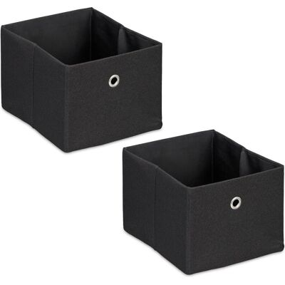 Relaxdays, Boîte de rangement, 2x boîte de rangement (20.50 cm, 8 l, 2x) - Publicité Relaxdays, Boîte de rangement, 2x boîte de rangement (20.50 cm, 8 l, 2x) - Publicité