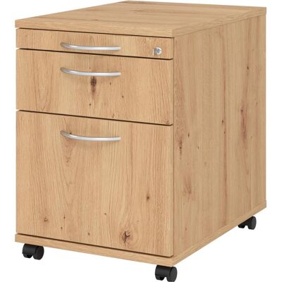 Hammerbacher, Caisson à roulettes, Caisson roulant 58cm,1tiroir,1HR,serrure BM Asteich (42.80 x 58 x 59 cm) - Publicité Hammerbacher, Caisson à roulettes, Caisson roulant 58cm,1tiroir,1HR,serrure BM Asteich (42.80 x 58 x 59 cm) - Publicité