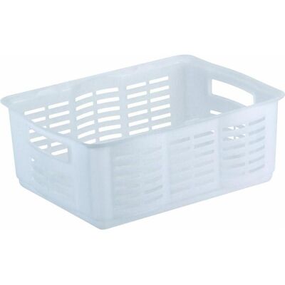 Curver Boîte de rangement, Basket Alfa Clear 35x25x16cm - Publicité Curver Boîte de rangement, Basket Alfa Clear 35x25x16cm - Publicité