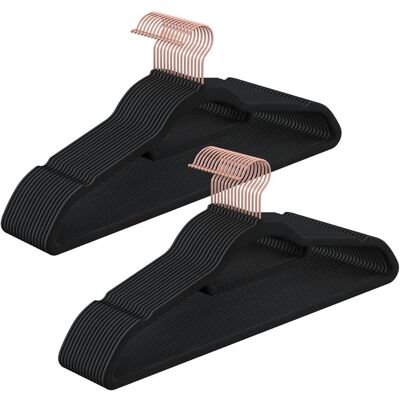 Songmics, Cintres, Kleiderbügel Samt 30er Set Schwarz (30x) - Publicité Songmics, Cintres, Kleiderbügel Samt 30er Set Schwarz (30x) - Publicité