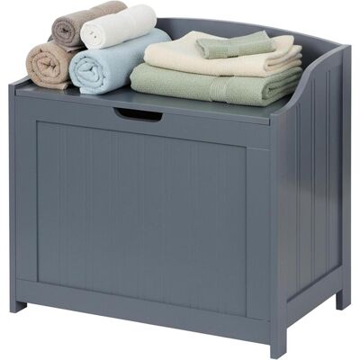 Relaxdays, Panier à linge, Coffre à linge (80 l) - Publicité Relaxdays, Panier à linge, Coffre à linge (80 l) - Publicité
