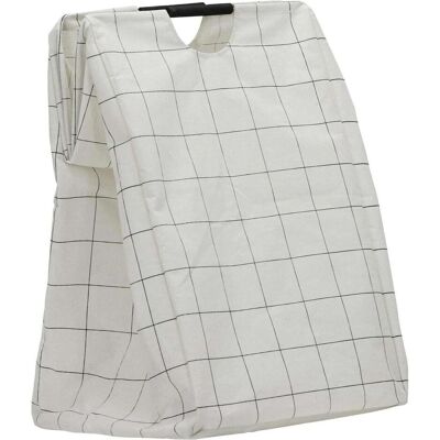 House Doctor, Panier à linge, Laundry bag, HDSquares, White (90 l) - Publicité House Doctor, Panier à linge, Laundry bag, HDSquares, White (90 l) - Publicité