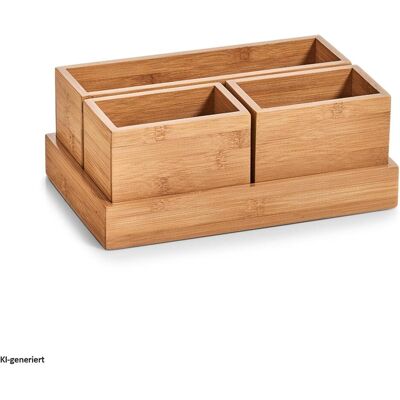 Zeller Present, Boîte de rangement, Organisateur (5.50 l, 4x, 17.50 x 28 x 11 cm) - Publicité Zeller Present, Boîte de rangement, Organisateur (5.50 l, 4x, 17.50 x 28 x 11 cm) - Publicité
