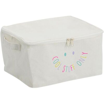 Zeller Present, Boîte de rangement, Panier de rangement Cool Stuff 30x24x15 cm (24 cm, 1x) - Publicité Zeller Present, Boîte de rangement, Panier de rangement Cool Stuff 30x24x15 cm (24 cm, 1x) - Publicité