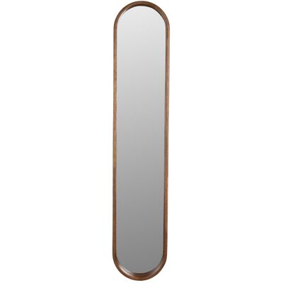 Miroir Mural Ovale Housecraft Nyko - 120x24 cm Marron - Publicité Miroir Mural Ovale Housecraft Nyko - 120x24 cm Marron - Publicité