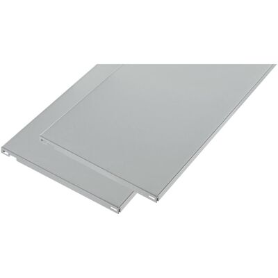 Dolle, Étagère, Tablette en acier L 800 x P 300 mm argent, 2 pcs (30 x 30 x 2 cm) - Publicité Dolle, Étagère, Tablette en acier L 800 x P 300 mm argent, 2 pcs (30 x 30 x 2 cm) - Publicité