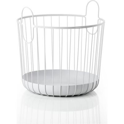 Denmark, Corbeille de rangement, Panier de stockage de zone INU Ø 40,6 cm Gris (40.60 cm, 1x) - Publicité Denmark, Corbeille de rangement, Panier de stockage de zone INU Ø 40,6 cm Gris (40.60 cm, 1x) - Publicité