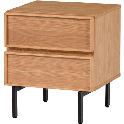 Woood, Table de chevet, Tours (45 x 42 x 51 cm) - Publicité Woood, Table de chevet, Tours (45 x 42 x 51 cm) - Publicité