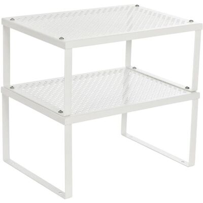 Songmics, Étagère, Regal 2er-Set Weiss, Nachhaltigkeit: Nicht angegeben (23 x 32 x 15 cm) - Publicité Songmics, Étagère, Regal 2er-Set Weiss, Nachhaltigkeit: Nicht angegeben (23 x 32 x 15 cm) - Publicité