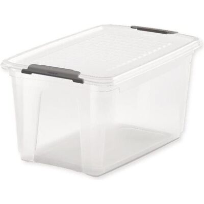 keeeper, Boîte de rangement, Storage box with lid Leonie, 5.4 l, 28.5x18.5x16cm (18.50 cm, 5.40 l) - Publicité keeeper, Boîte de rangement, Storage box with lid Leonie, 5.4 l, 28.5x18.5x16cm (18.50 cm, 5.40 l) - Publicité