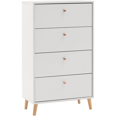 Schildmeyer, Commode + buffet, Bjarne Kommode mattweiss (60.10 x 33 x 101.30 cm) - Publicité Schildmeyer, Commode + buffet, Bjarne Kommode mattweiss (60.10 x 33 x 101.30 cm) - Publicité