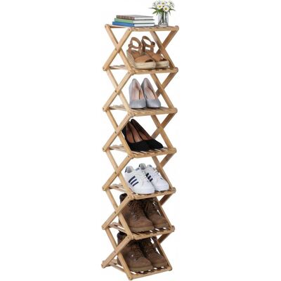 Relaxdays, Armoire à chaussures, Étagère à chaussures (28 x 28 x 124 cm) - Publicité Relaxdays, Armoire à chaussures, Étagère à chaussures (28 x 28 x 124 cm) - Publicité