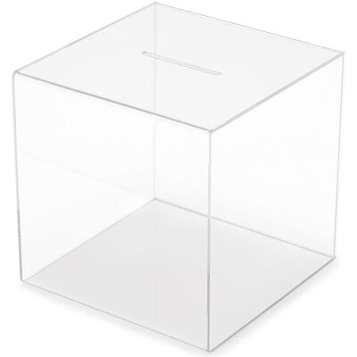 Deflecto, Boîte de rangement, Boîte à suggestions de dons (30.30 cm, 1x) - Publicité Deflecto, Boîte de rangement, Boîte à suggestions de dons (30.30 cm, 1x) - Publicité
