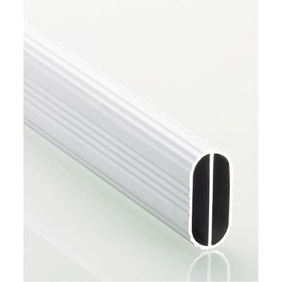 Hettich - Tube d'armoire - Aluminium Argent Éloxé - Publicité Hettich - Tube d'armoire - Aluminium Argent Éloxé - Publicité