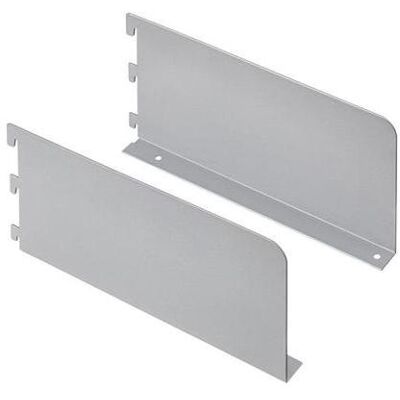 Dolle, Étagère, Support 261x128x22 mm, argent 2 pces - Publicité Dolle, Étagère, Support 261x128x22 mm, argent 2 pces - Publicité