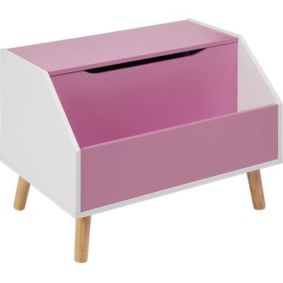 Beliani Armoire de Rangement Rose - Organisateur Moderne pour Enfants - Publicité Beliani Armoire de Rangement Rose - Organisateur Moderne pour Enfants - Publicité