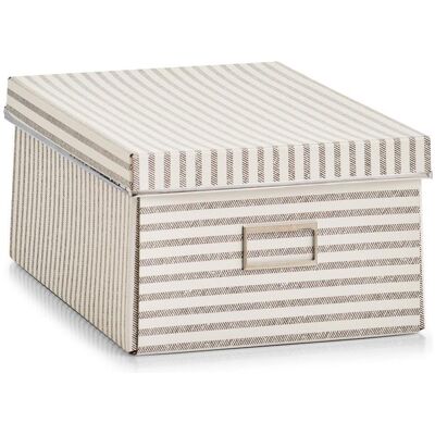 Zeller Present, Boîte de rangement, Rayures (36 cm, 13.50 l, 1x) - Publicité Zeller Present, Boîte de rangement, Rayures (36 cm, 13.50 l, 1x) - Publicité