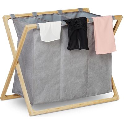 Relaxdays, Panier à linge, Trieur à linge (84 l) - Publicité Relaxdays, Panier à linge, Trieur à linge (84 l) - Publicité