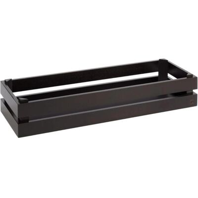 APS Holzbox SUPERBOX - Boîte de rangement en bois d'acacia - Noir - 55,5cm - Publicité APS Holzbox SUPERBOX - Boîte de rangement en bois d'acacia - Noir - 55,5cm - Publicité